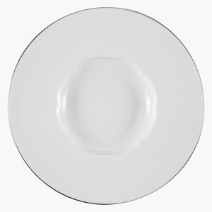 Komplet talerzy głębokich z porcelany Sonetto, 6 elem