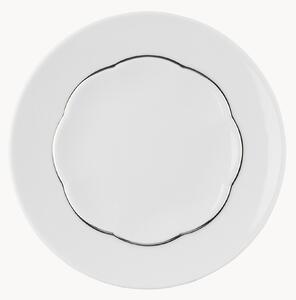 Komplet talerzy deserowych z porcelany Sonetto, 6 elem