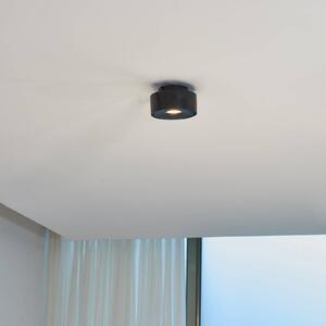 Obrotowa lampa sufitowa LED Arcchio Rotari, czarna Rotari Arcchio, możliwość ściemniania, czarny, salon / jadalnia, aluminium, nowoczesny