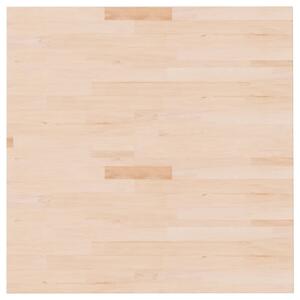 Kwadratowy blat do stolika, 90x90x4 cm, surowe drewno dębowe