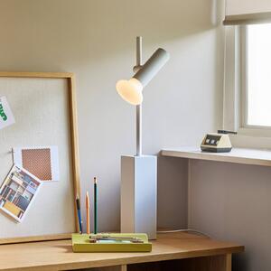 Hübsch Lampa stołowa SET, aluminiowy / szary / cynkowy, salon / jadalnia, metal, nowoczesny
