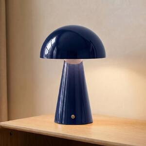 Lampa stołowa LED Nevijo Lindby, możliwość ściemniania, niebieski, salon / jadalnia, metal, nowoczesny