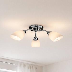Lampa sufitowa Portos Milagro Lighting, możliwość ściemniania, chromowy / srebrny, salon / jadalnia, metal