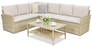 Meble ogrodowe Monaco Corner Garden Point beżowe