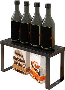 Półka kuchenna ze stali nierdzewnej, możliwość układania w stos, wymiary 30x12x15 cm, przeznaczona do kuchni