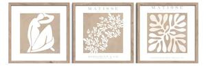 Obrazy zestaw 3 szt. 30x30 cm Matisse – Styler