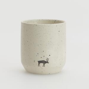 Reserved - Ceramiczny kubek - Kremowy