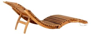 Leżak ogrodowy z drewna tekowego House Nordic Arrieta