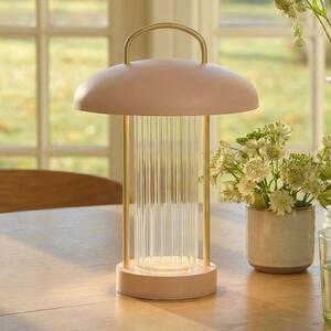 Nordlux Lampa stołowa LED Mirano, możliwość ściemniania, fioletowy / różowy / bladoróżowy, salon / jadalnia, metal, skandynawski