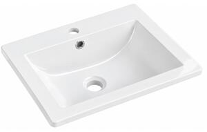 Mexen Lora umywalka wpuszczana w blat 53 x 46 cm, biała - 25365300
