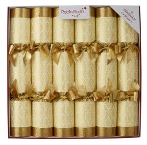 Crackery świąteczne zestaw 6 szt. Gold Damask – Robin Reed