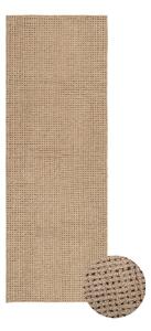 Wełniany chodnik odpowiedni do prania/tkany ręcznie w naturalnym kolorze 80x230 cm Unexpected Wool – Lorena Canals