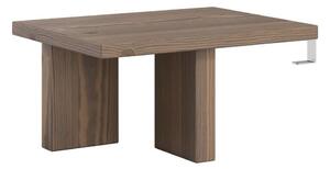 Sosnowy stolik nocny Karup w kolorze Carob Brown