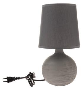 Lampa stołowa ceramiczna Grafit, 29 cm, szary