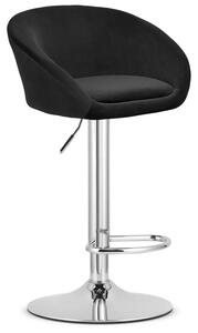 Czarny hoker barowy C6-L21