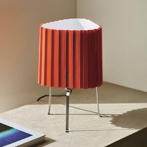 HAY Lampa stołowa Canelé, czerwony, salon / jadalnia, tkanina / materiał / jedwab, design