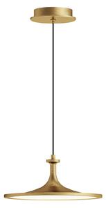 Lampa Wisząca Elstead, Issa, ściemnialny, złoty | mosiężny, salon, aluminium, vintage