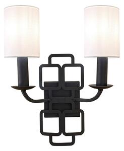 Lampa Ścienna HINKLEY, Sabina, ściemnialny, czarny, salon, metal, nowoczesny