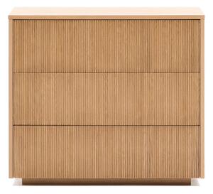 Komoda w dekorze dębu w naturalnym kolorze 90x79x50 cm Helvine – Kave Home