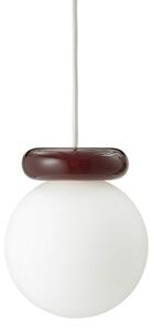Lampa Wisząca Normann Copenhagen, Hinx, ściemnialny, czerwony, kuchnia, szkło, design