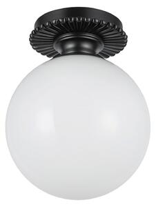 Lampa Sufitowa Elstead, Otis, ściemnialny, czarny, łazienka, szkło, vintage