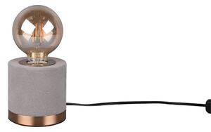Szara aksamitna lampa stołowa (wysokość 11 cm) Judy – Reality