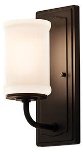 Lampa Ścienna KICHLER, Vetivene, czarny, łazienka, metal