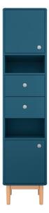 Ciemnoniebieska szafka łazienkowa Tom Tailor for Tenzo Color Bath, 40x158 cm
