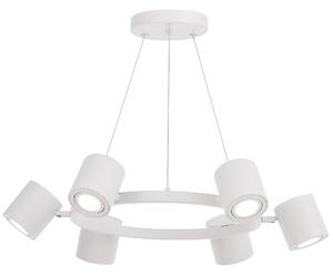 NOWOCZESNA LAMPA WISZĄCA BIAŁA BOLT W6 LUMINA DECO