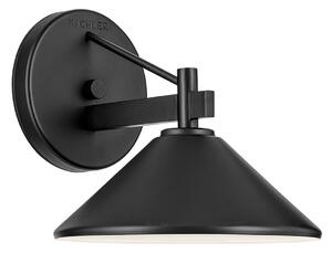 Zewnętrzna Lampa KICHLER, Ripley, ściemnialny, czarny, aluminium, nowoczesny