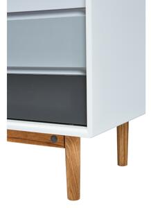 Biała komoda Tom Tailor for Tenzo Color Box, 114x137 cm