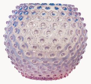 Wazon ze szkła dmuchanego Hobnail, W 18 cm