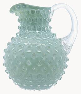 Dzbanek ze szkła dmuchanego Hobnail