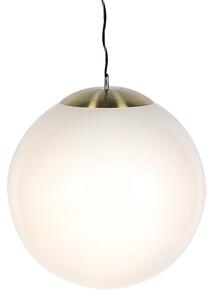 Skandynawska lampa wisząca mleczne szkło 50cm - Ball Oswietlenie wewnetrzne