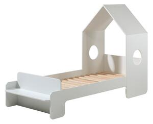 Białe łóżko dziecięce Vipack Casami, 90x200 cm