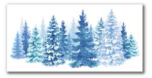 Obraz Canvas Choinki Śnieg Święta Zima