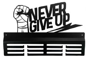 Wieszak na medale NEVER GIVE UP kod 1112