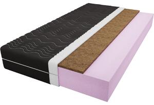 MATZZZ Materac piankowy + kokos 70x200 ROMAIN NOIR