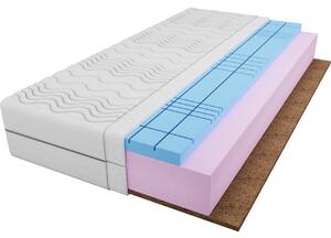 MATZZZ Materac piankowy + kokos 70x200 REMI BLANC