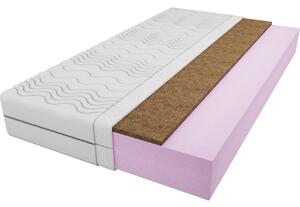 MATZZZ Materac piankowy + kokos 70x200 ROMAIN BLANC