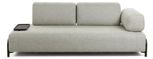 Szarobeżowa sofa z małym schowkiem Kave Home Compo