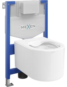 Mexen zestaw podtynkowy WC stelaż Fenix XS-F z miską WC Sofia, biały połysk - 6803354XX00