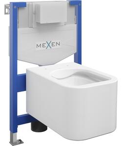 Mexen zestaw podtynkowy WC stelaż Fenix XS-F z miską WC Elis, biały połysk - 6803391XX00