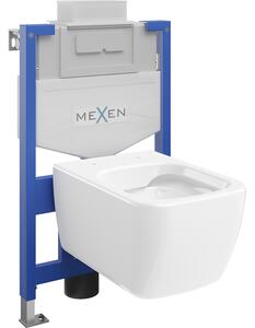 Mexen zestaw podtynkowy WC stelaż Fenix XS-U z miską WC Stella, biały połysk - 6853368XX00
