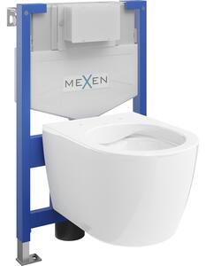 Mexen zestaw podtynkowy WC stelaż Fenix XS-F z miską WC Carmen, biały połysk - 6803388XX00