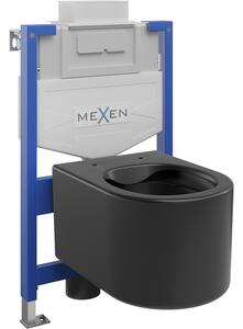 Mexen zestaw podtynkowy WC stelaż Fenix XS-U z miską WC Sofia, czarny mat - 6853354XX85