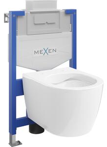 Mexen zestaw podtynkowy WC stelaż Fenix XS-U z miską WC Carmen, biały połysk - 6853388XX00