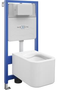 Mexen zestaw podtynkowy WC stelaż Fenix Slim z miską WC Elis, biały połysk - 6103391XX00