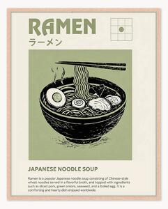 Ręcznie wykonany oprawiony druk cyfrowy Ramen