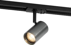 Nowoczesny reflektor szynowy w kolorze gunmetal do systemu szynowego jednofazowego - Iconic Jeana Oswietlenie wewnetrzne